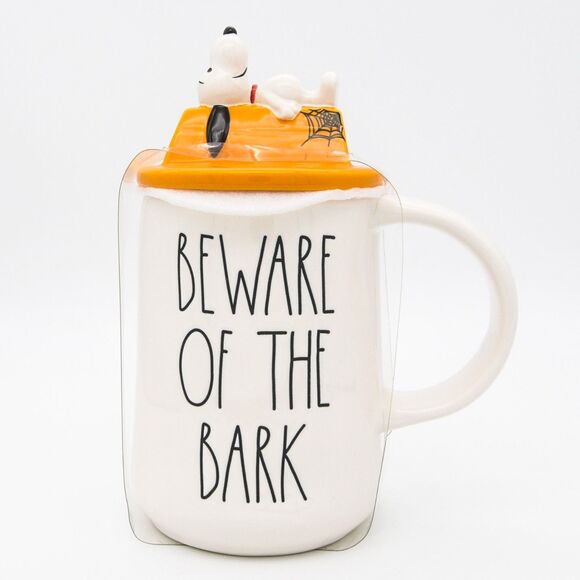 Rae Dunn Snoopy Halloween Mug – Beware Of The Bark, 16oz Ceramic Coffee Mug - Picture 1 of 11